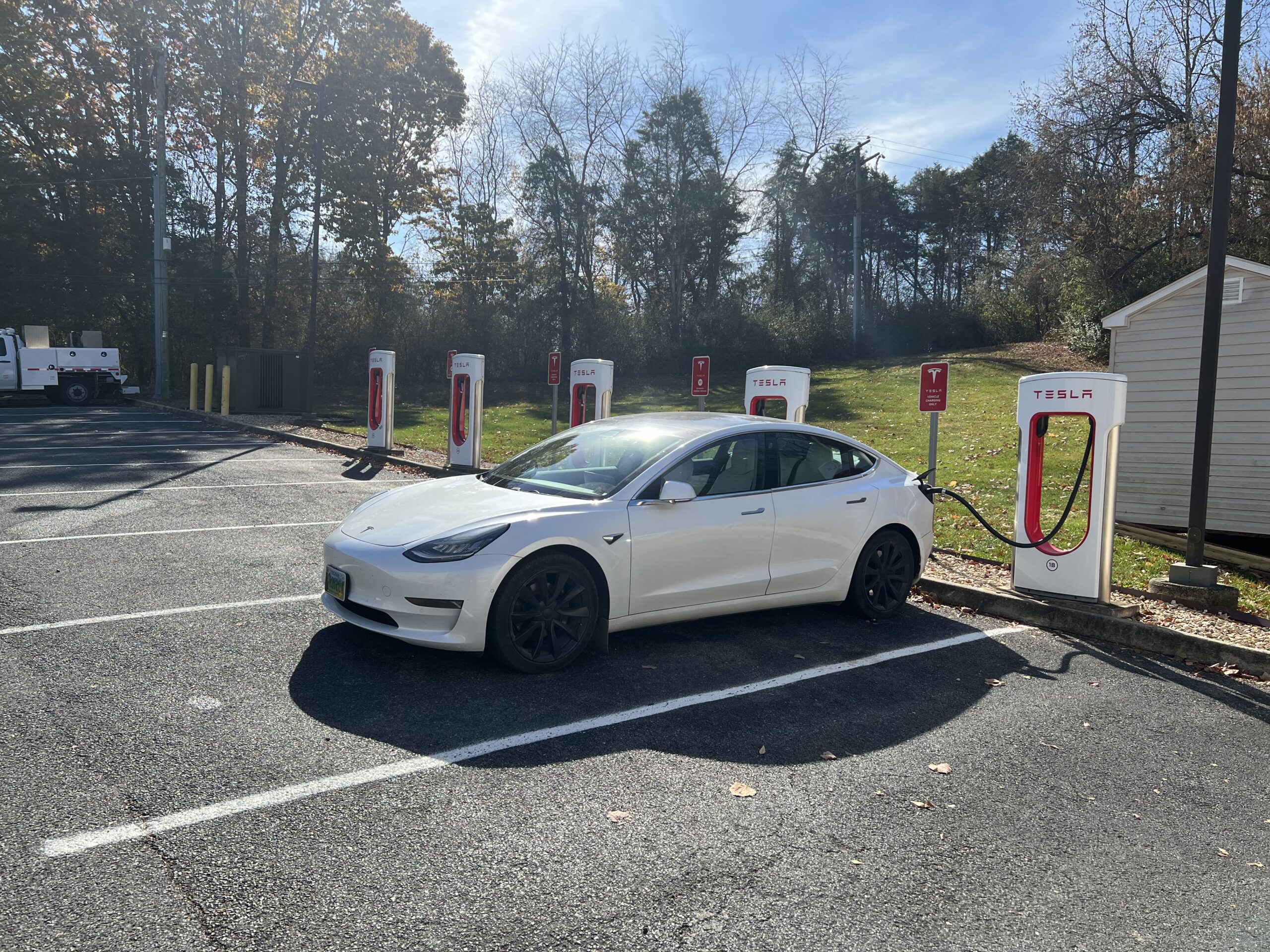 Photo of Tesla charging in Lexington