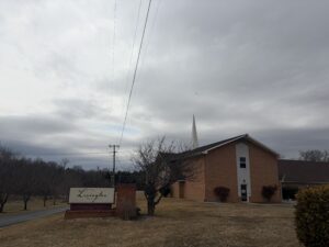 The exterior of the Lexington Baptist Church.