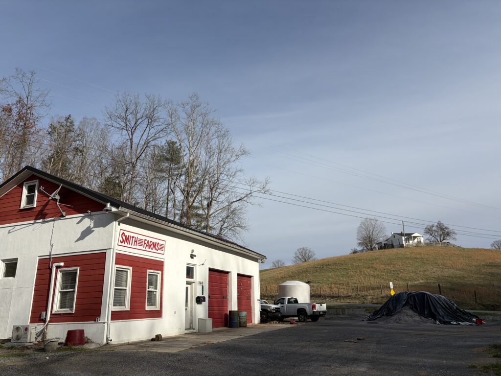 The exterior of Smith Family Farms in Lexington