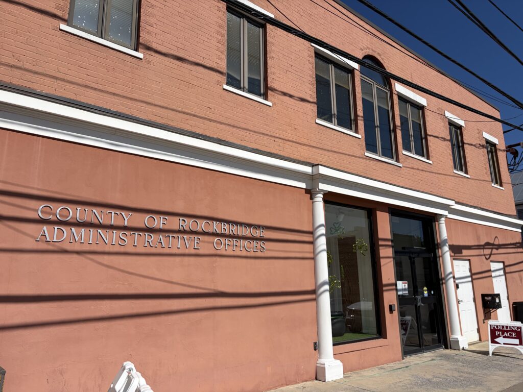 The exterior of the Rockbridge County administrative offices. 