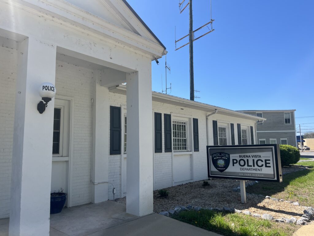 The exterior of the Buena Vista Police Department. 