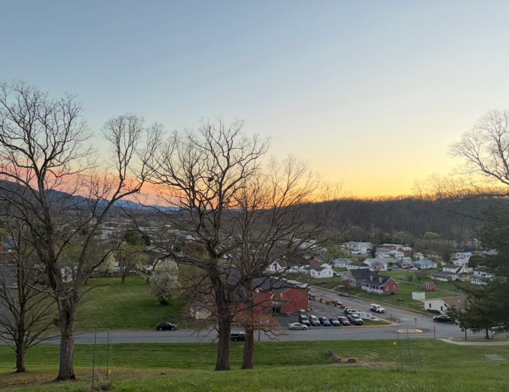 A view of Buena Vista from the SVU campus. 
